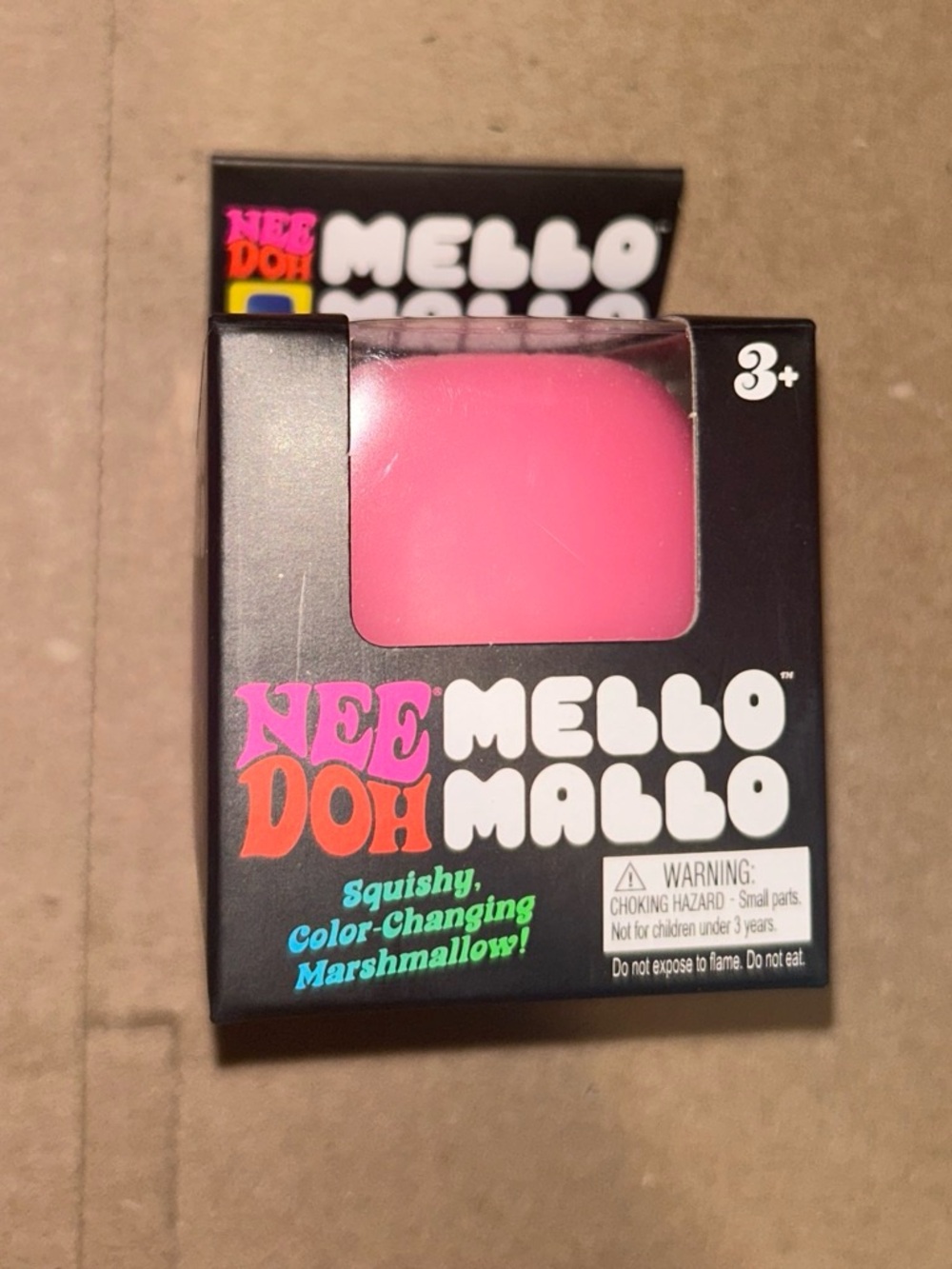 Mello Mallo Squishy Color-Changing Marshmallow - Pink